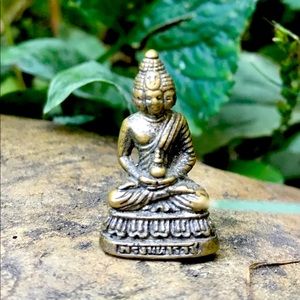 Rare Trimurti Bronze Hindu Statue (Brahma, Vishnu, Shiva)